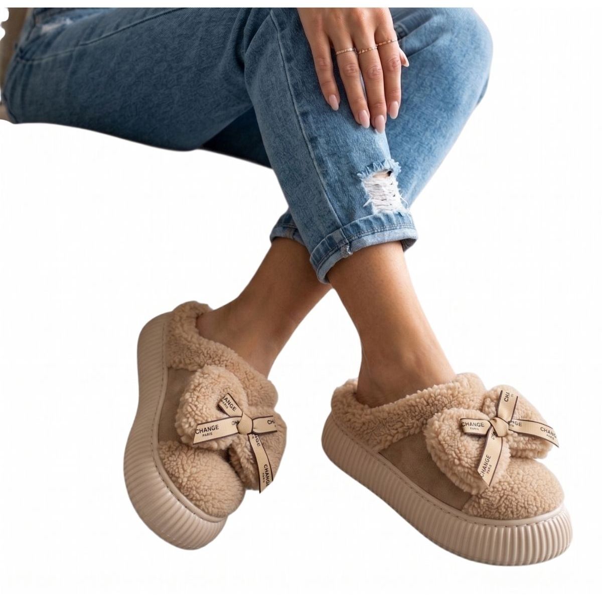 LOOK SHOP - Zapatilla De Descanso Forrada Chiporro Comoda Invierno 121