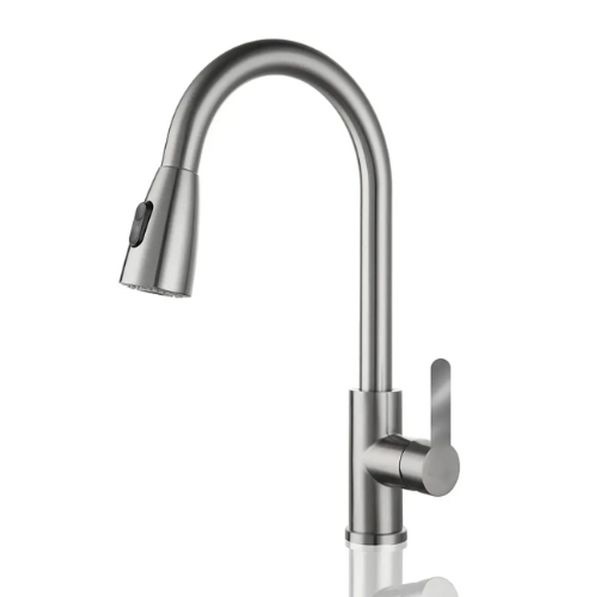 GENERICO - Llave Grifo Monomando Lavaplatos Extensible Niquel