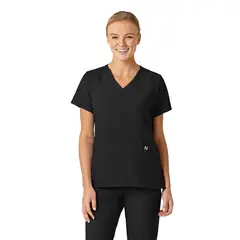 WONDERWINK - POLERA CLÍNICA MUJER 6155 BLACK