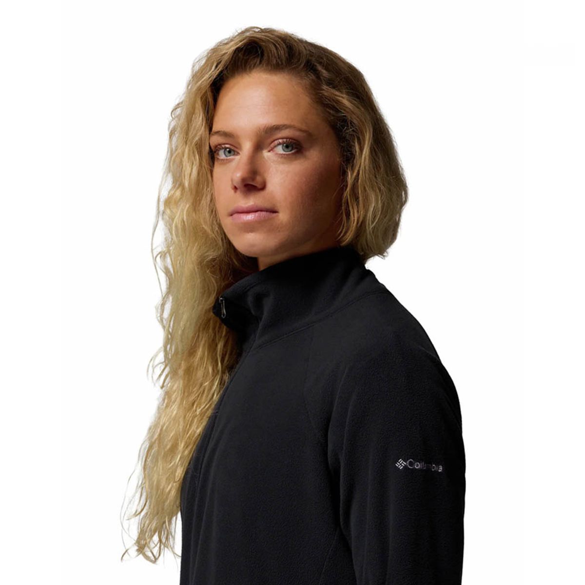 COLUMBIA - Polar Mujer Columbia Glacial IV 1/2 Zip Negro