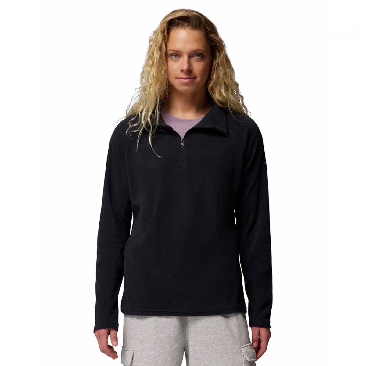 COLUMBIA - Polar Mujer Columbia Glacial IV 1/2 Zip Negro