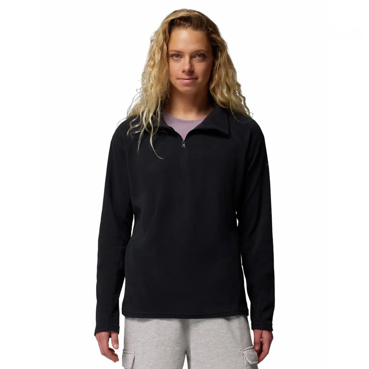 COLUMBIA - Polar Mujer Columbia Glacial IV 1/2 Zip Negro