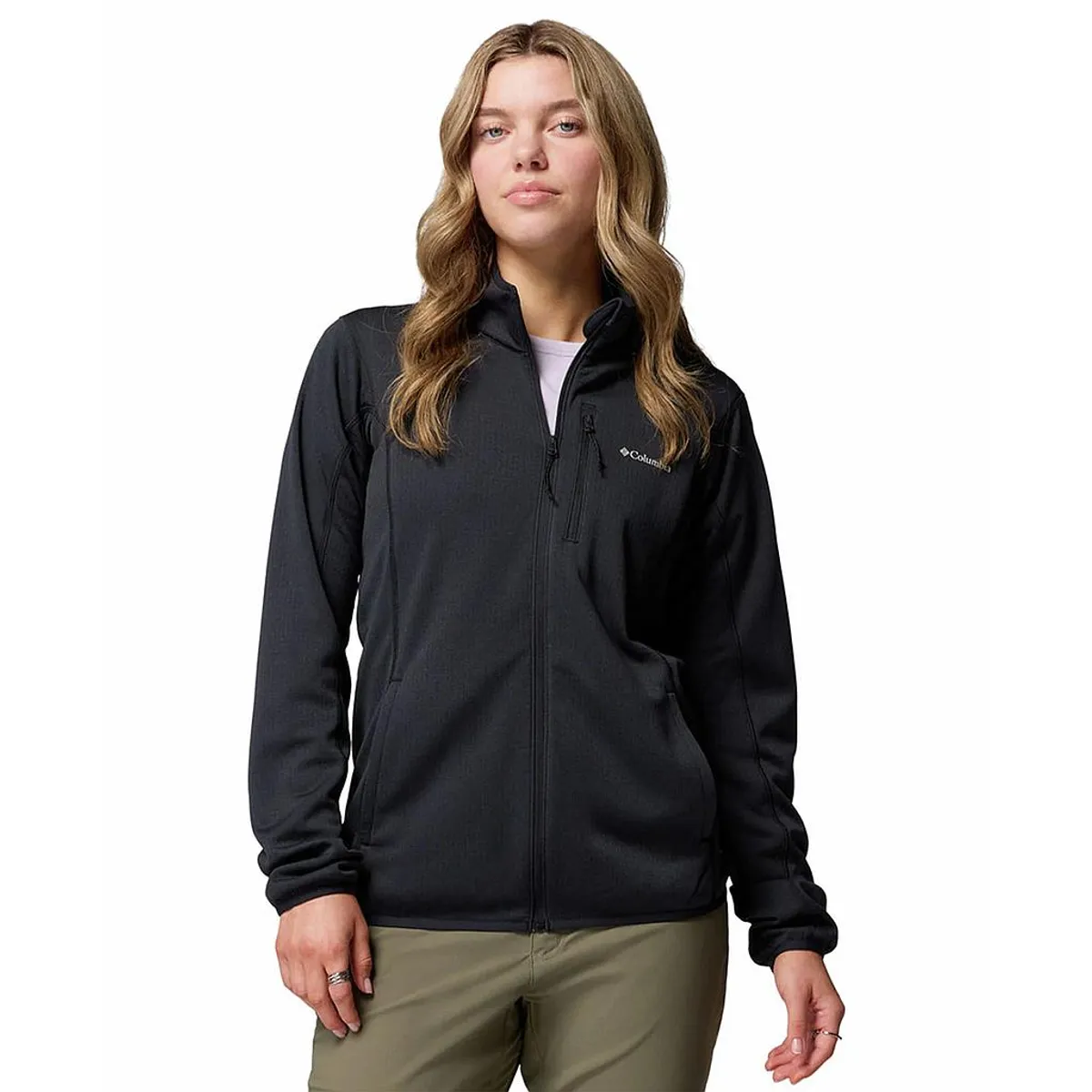 COLUMBIA - Polar Mujer Columbia Basin Trail III Full Zip Negro
