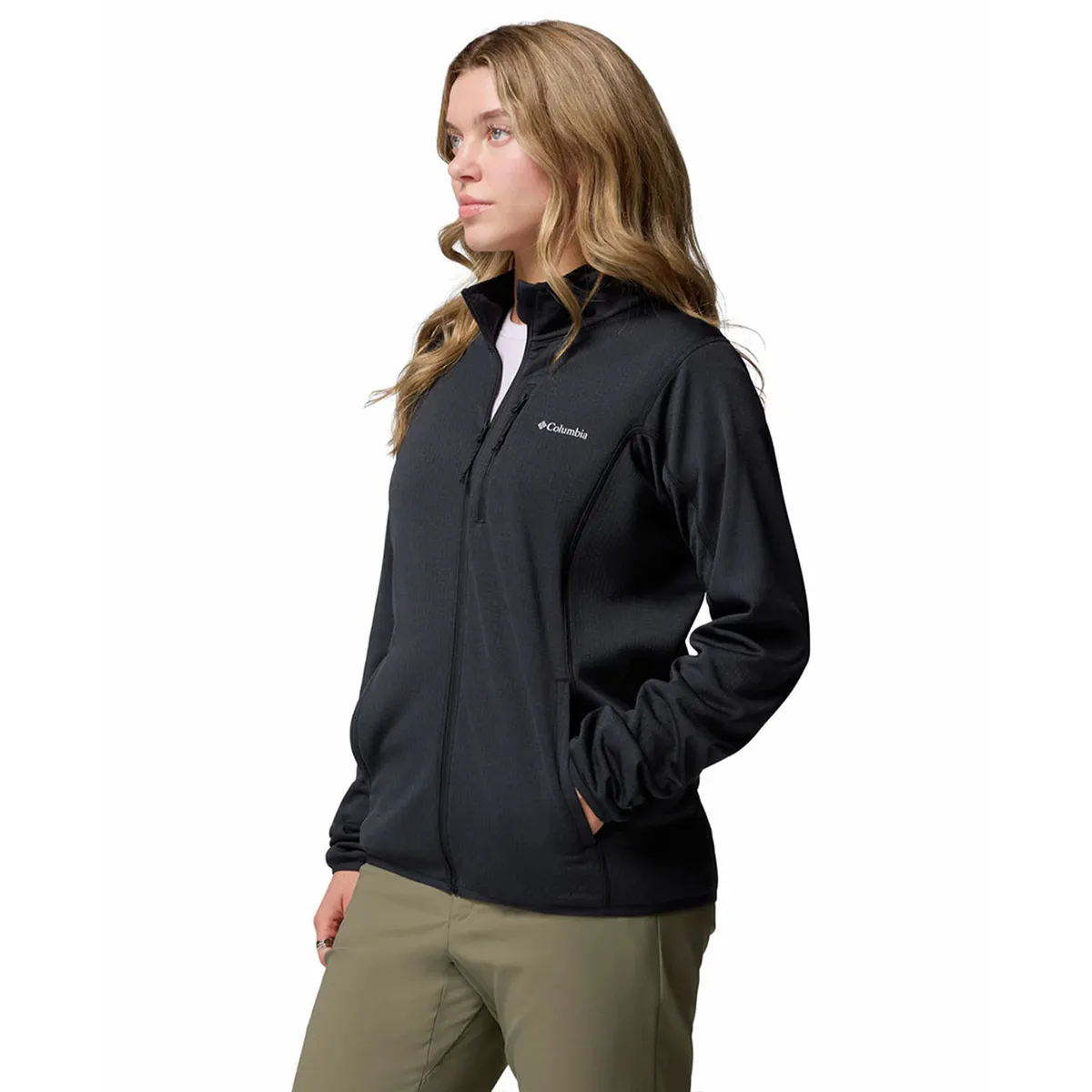 COLUMBIA - Polar Mujer Columbia Basin Trail III Full Zip Negro