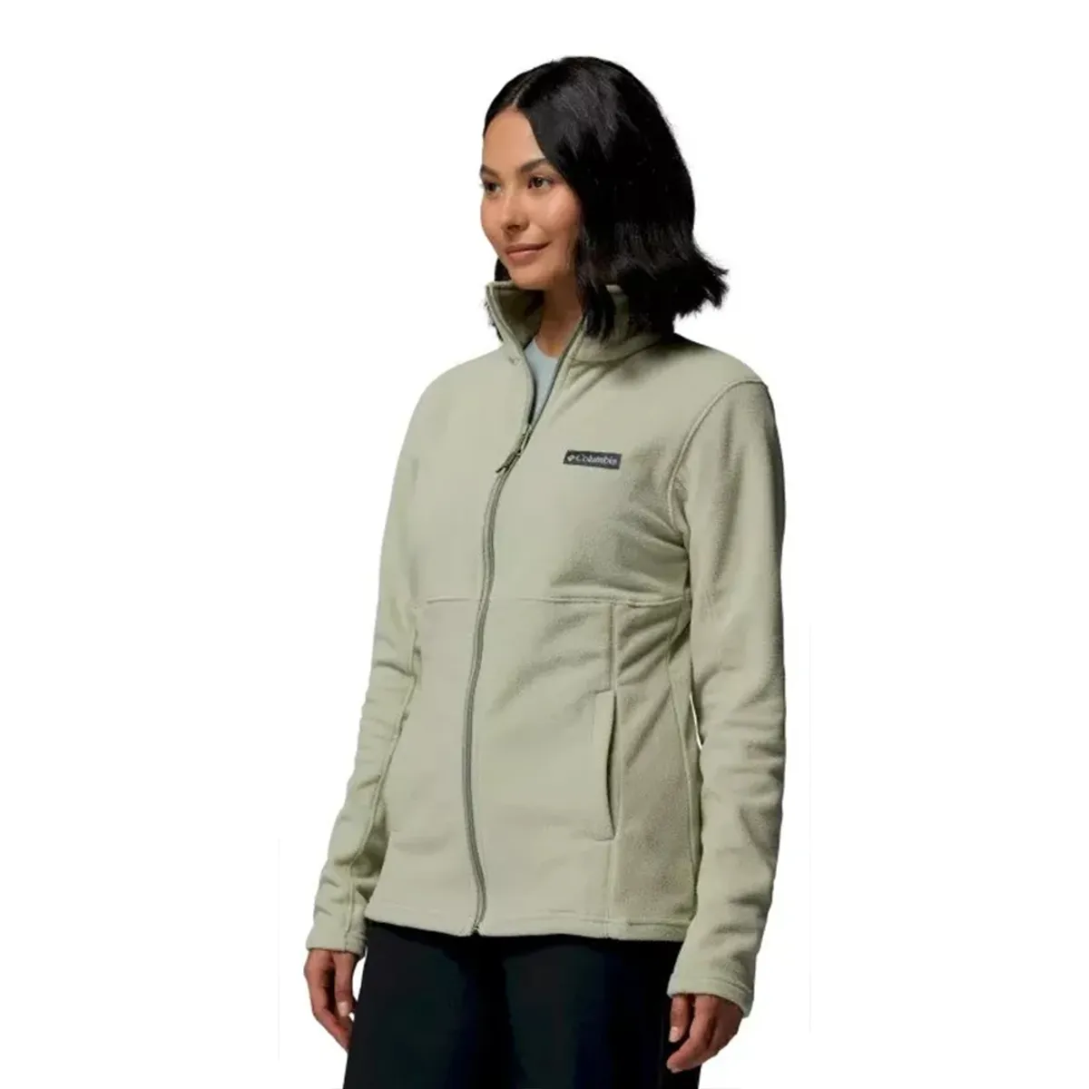 COLUMBIA - Polar Mujer Columbia Basin Trail III Full Zip Verde