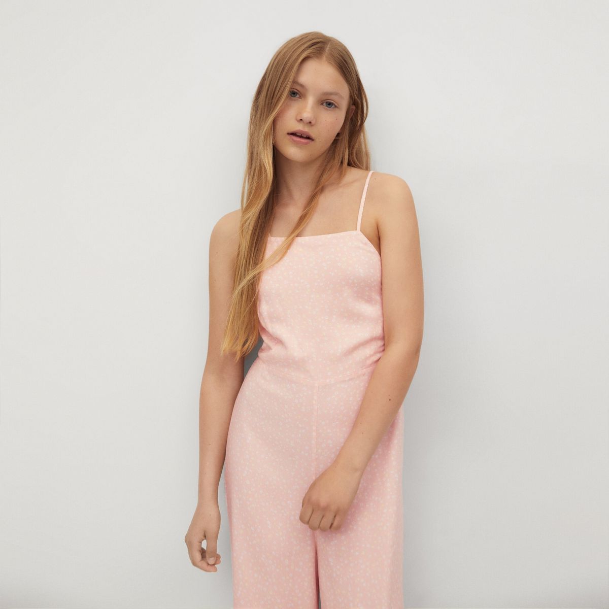 MANGO TEEN - Enterito Largo Floral Niña