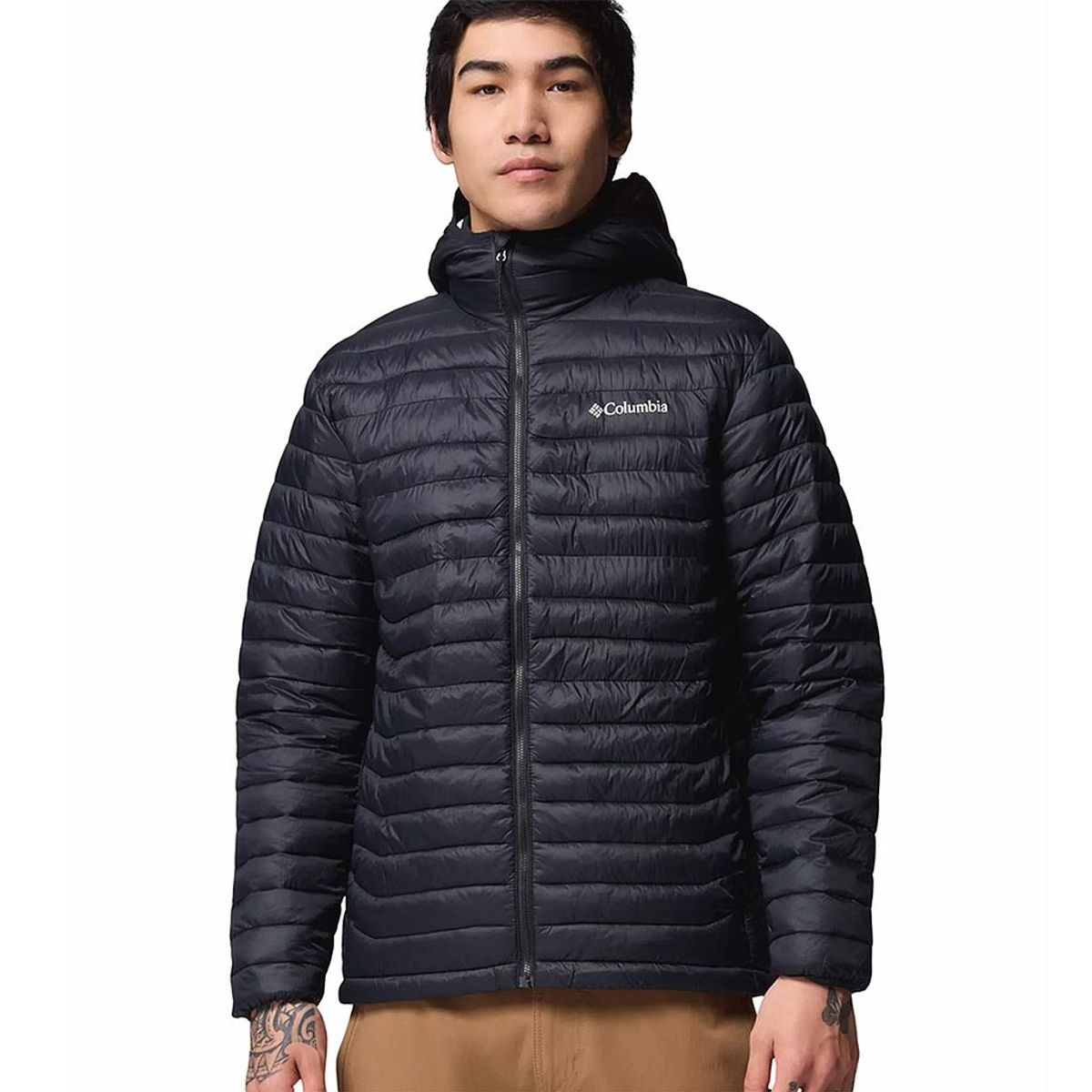 COLUMBIA - Parka Hombre Columbia Powder Pass Hooded Negro