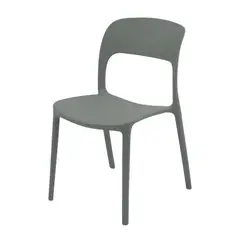 ESCANDINAVIA - Silla Plástico Apilable Deco Nuremberg Gris