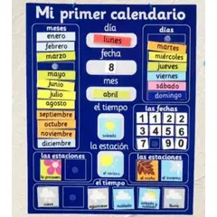 GENERICO - Calendario Educativo Montessori Para Niños Clima Estaciones