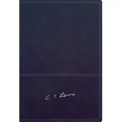 HARPERCOLLINS - Biblia RVR 1977, Reflexiones de CS Lewis, simil piel Azul marino, con Índice