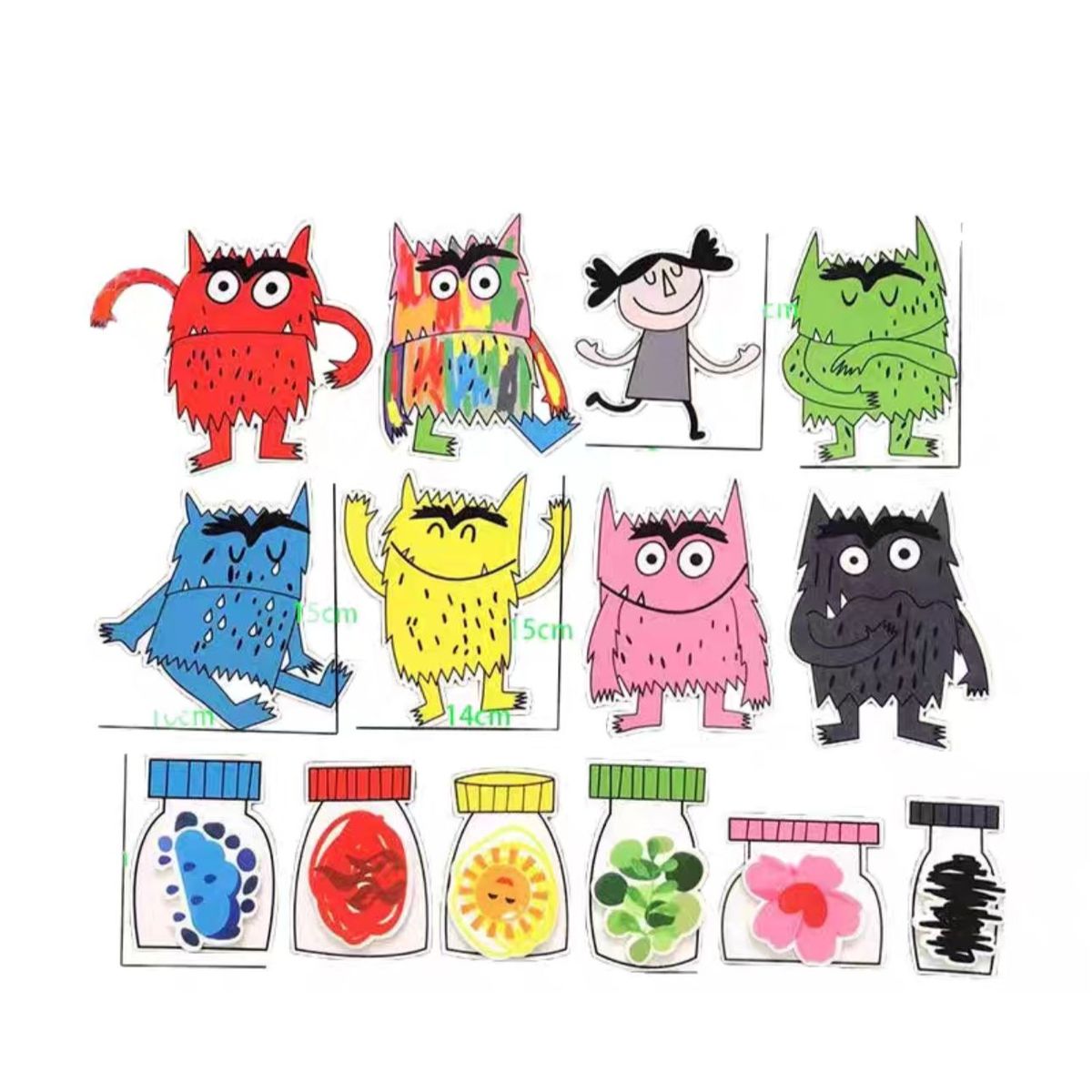 GENERICO - Juego Didáctico Monstruos de las Emociones para Niños