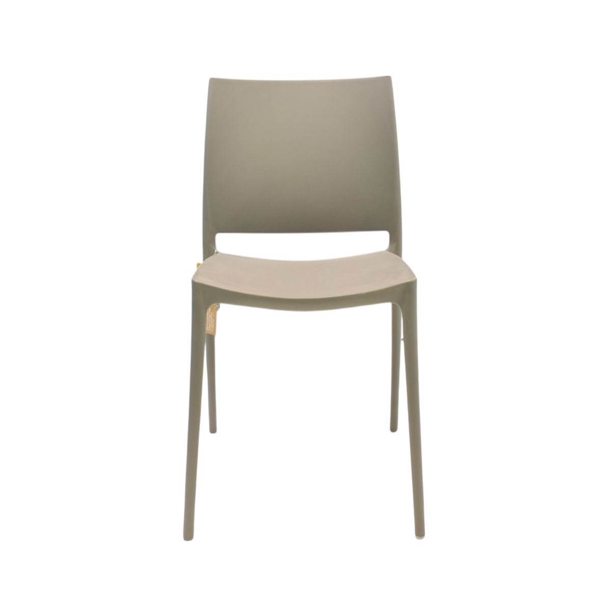 ESCANDINAVIA - Silla Plástico Apilable Deco Dresden Beige Escandinavia