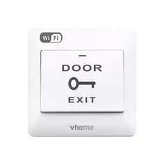 VHOME - Botón de Salida Inteligente Wi-Fi - Pulsador para Portón y Chapa Eléctrica (Compatible con Alexa y Google Home)