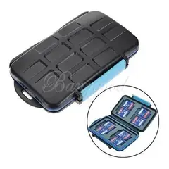 GENERICO - Estuche Porta Tarjetas Impermeable para Memorias SD y CF