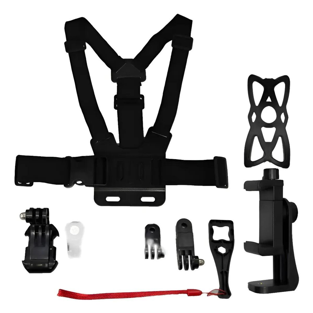 GENERICO - Kit Arnés con Soporte para Cámara y Celular Pechera