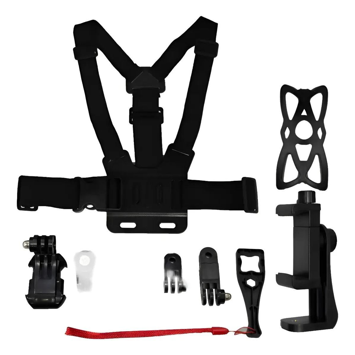GENERICO - Kit Arnés con Soporte para Cámara y Celular Pechera