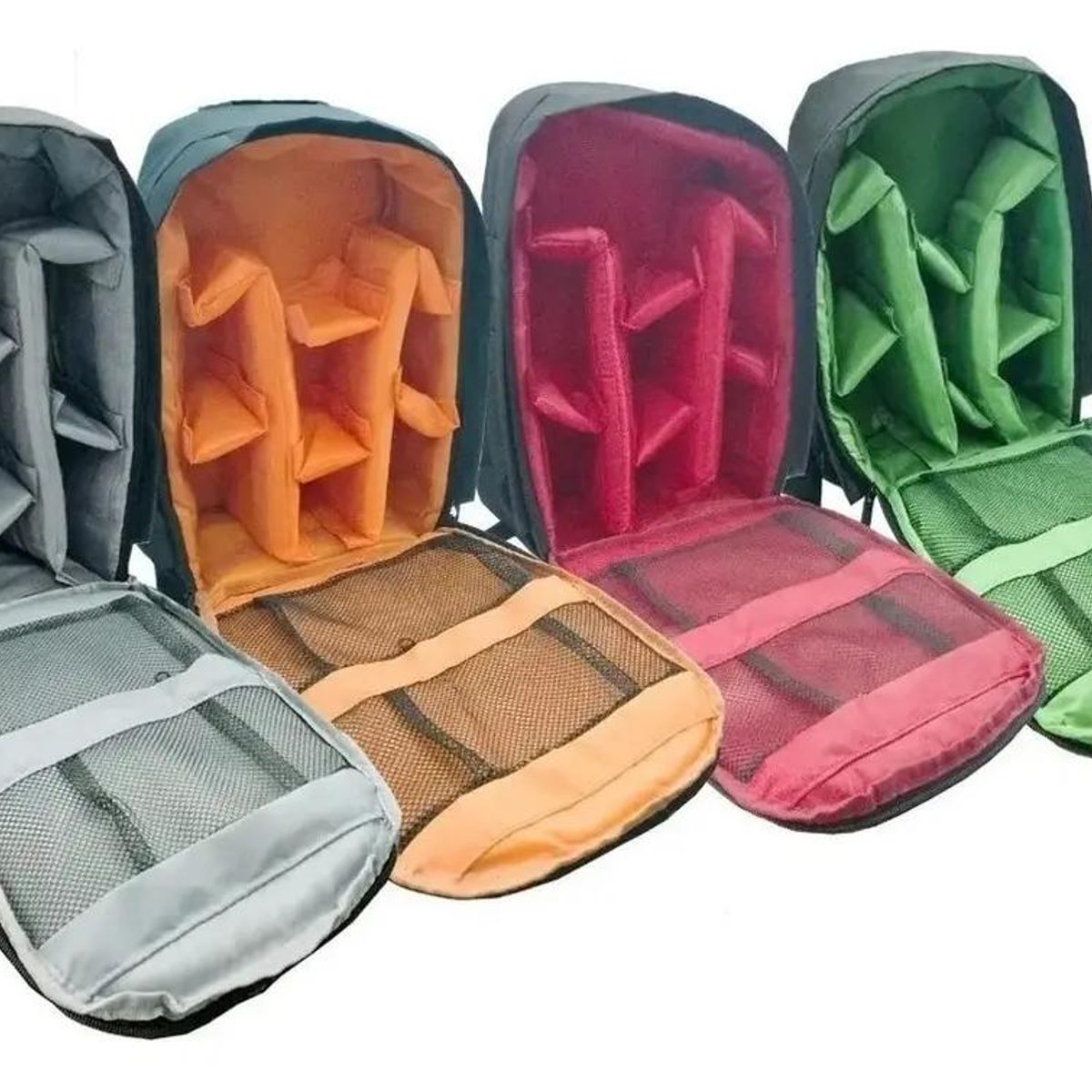 GENERICO - Mochila para Cámara Réflex con Compartimentos para Lentes