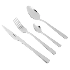 FANTUZZI - Cubertería de Acero Inoxidable Tutto per Tavola 16 Piezas