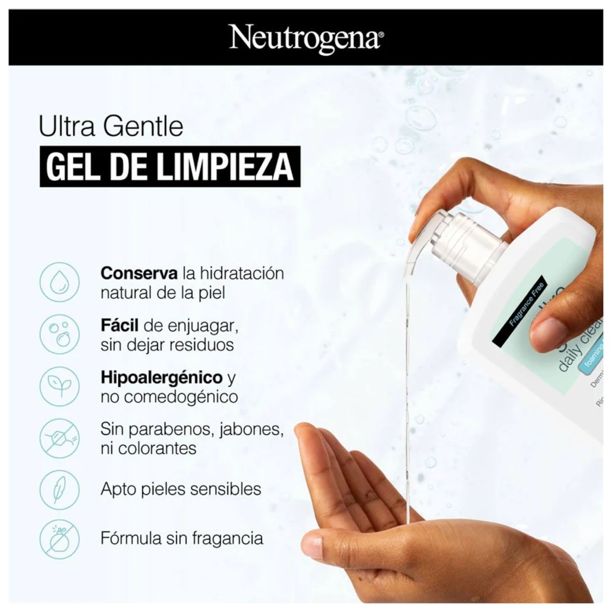 NEUTROGENA - Gel de Limpieza Neutrogena Ultra Gentle 354 ml