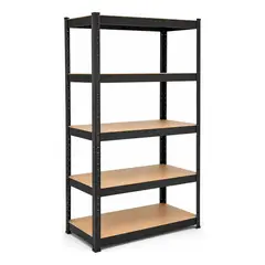GENERICO - Estante Metálico 180x90x40 cm 5 Niveles Ajustables Carga 175 kilos BELUG