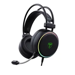T-DAGGER - Audífonos Gamer Over-Ear - SONA - USB - RGB - Negro