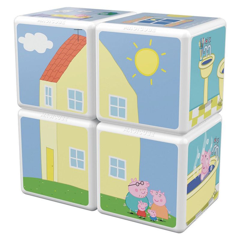 GEOMAG - Magicube Peppa Pig - La Casa Y Jardin De Peppa 4U