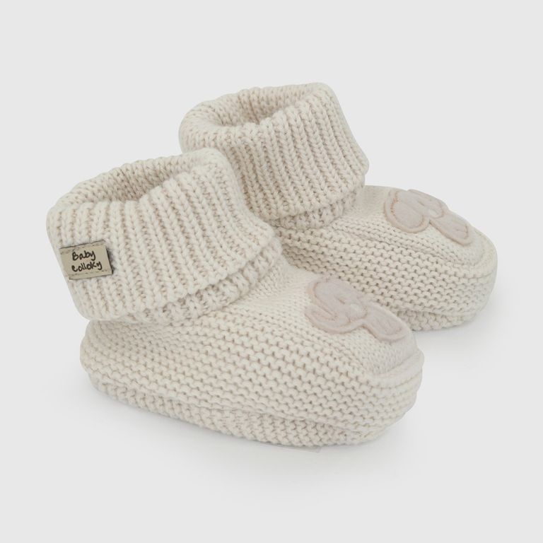 Zapato Tejido Bebé Niña Blanco