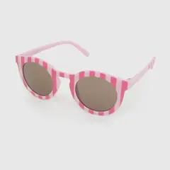 COLLOKY - Anteojo rayas filtro UV niña rosado TU