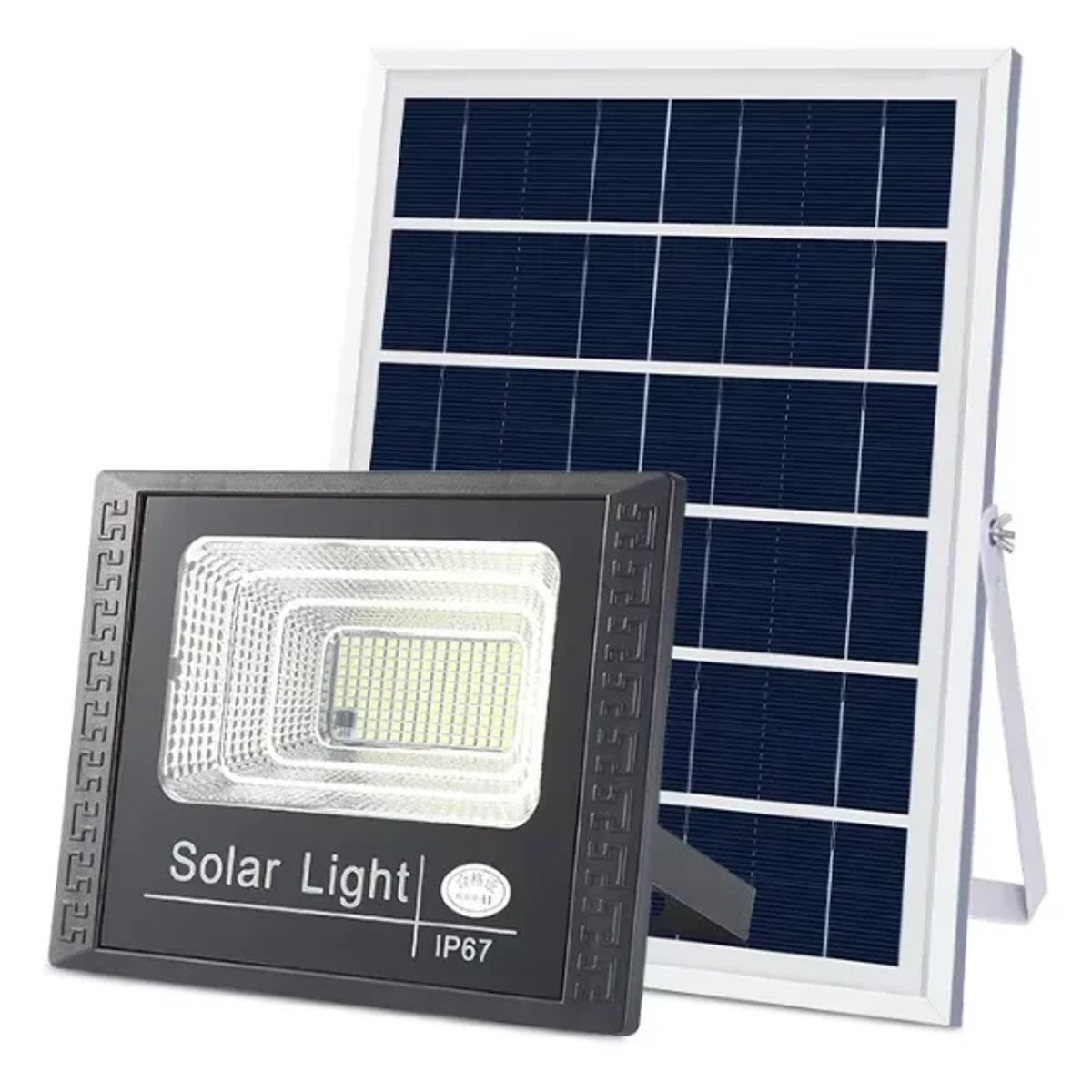 GENERICO - Foco Led Solar Para Exteriores 30W 100ah