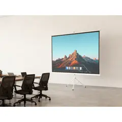 BRASFORMA - Pantalla para proyector - Con Trípode 200cm x 150cm 100" 4:3 SBRTP100