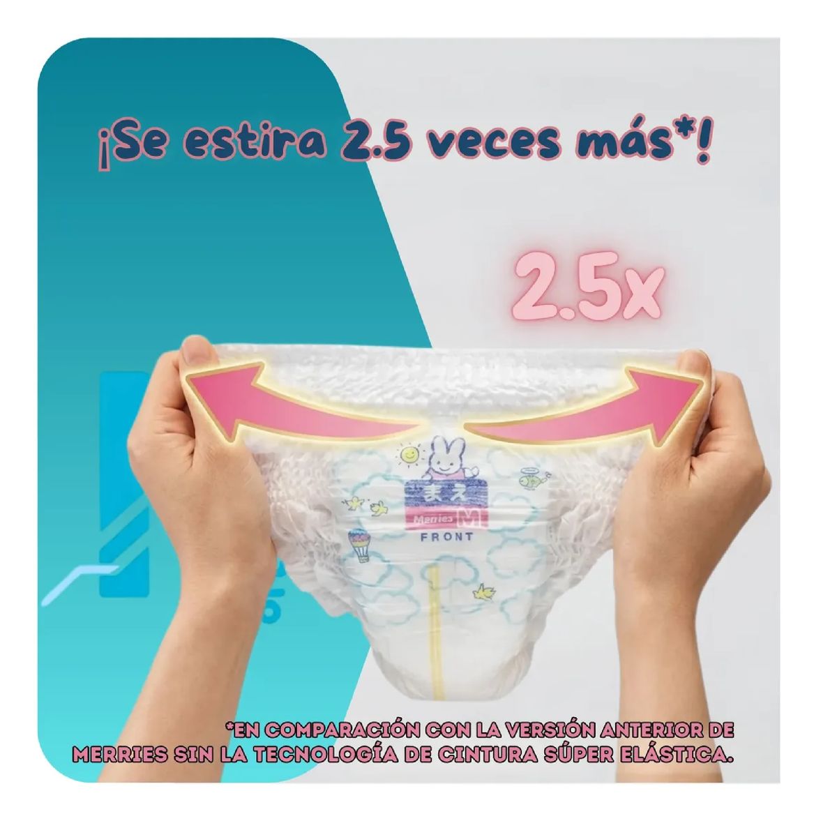 MERRIES - Pack 2 Pañales Merries Pants Talla L 9-14kg 112 Unidades