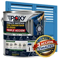 EPOXY - ESMALTE SINTETICO - CONVERTIDOR OXIDO - GALÓN - AZUL CLARO