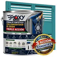 EPOXY - ESMALTE SINTETICO - CONVERTIDOR OXIDO - GALÓN - AZUL TURQUESA