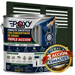 EPOXY - ESMALTE SINTETICO - CONVERTIDOR OXIDO - GALÓN - VERDE ABETO