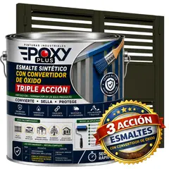 EPOXY - ESMALTE SINTETICO - CONVERTIDOR OXIDO - GALÓN - VERDE MARRÓN