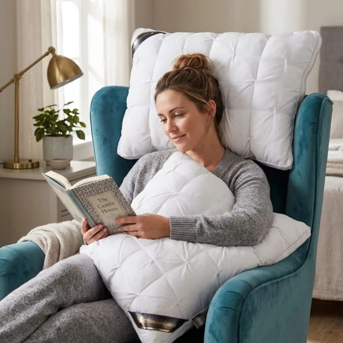 GENERICO - Pack 2 Almohadas Estándar Confort Suave - Relleno Hipoalergénico