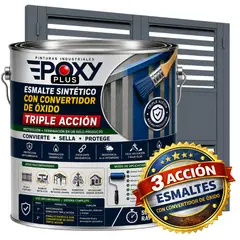 EPOXY - ESMALTE SINTETICO - CONVERTIDOR OXIDO - GALÓN - GRIS AZULADO