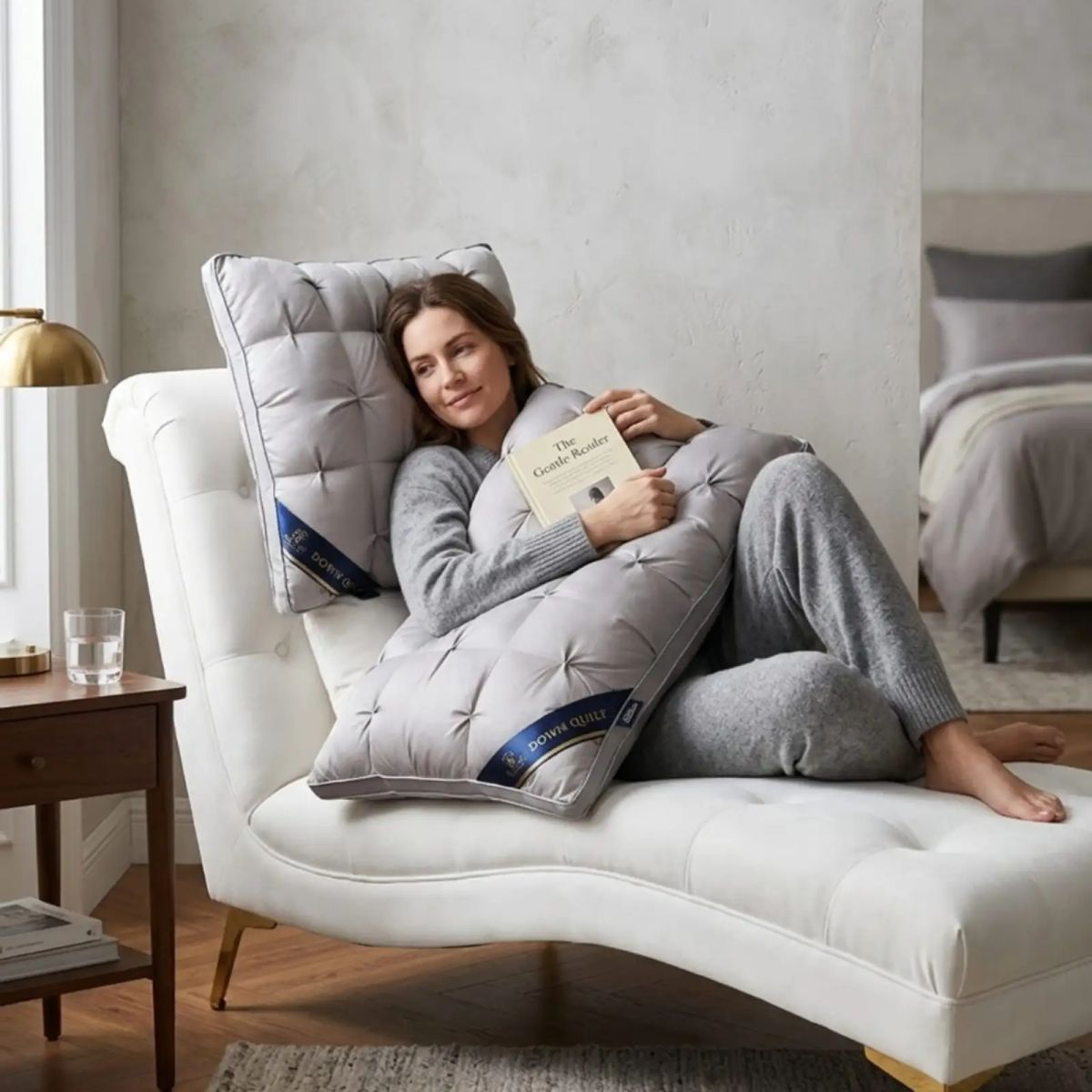 GENERICO - Pack 2 Almohadas Estándar Confort Suave - Relleno Hipoalergénico