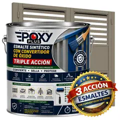 EPOXY - ESMALTE SINTETICO - CONVERTIDOR OXIDO - GALÓN - GRIS PERLADO RATÓN