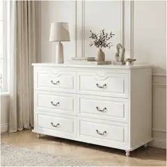 HOMER DESIGN - Comoda Cajonera Gabriela Elegante Estilo France 120x40x78cm