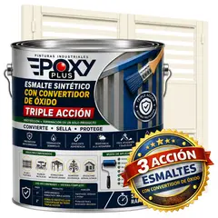 EPOXY - ESMALTE SINTETICO - CONVERTIDOR OXIDO - GALÓN - BLANCO CREMA