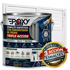 EPOXY - ESMALTE SINTETICO - CONVERTIDOR OXIDO - GALÓN - BLANCO PURO