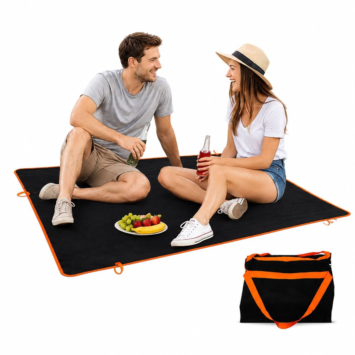 GENERICO - Manta Picnic Plegable Bolso Para Camping