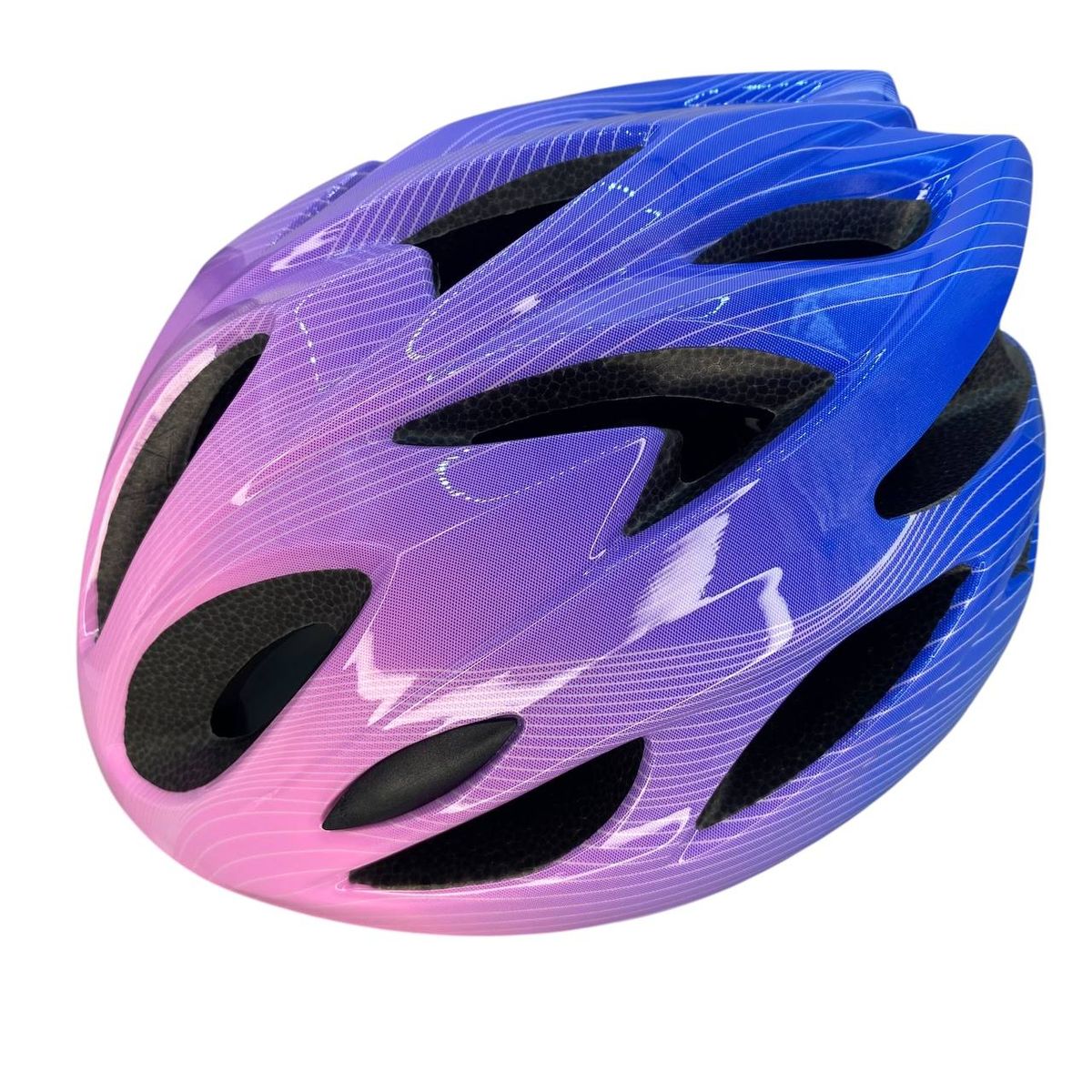 GENERICO - Casco Bicicleta Niño Niña Patinaje Regulable Sin Visera Talla Regulable 52-58cm