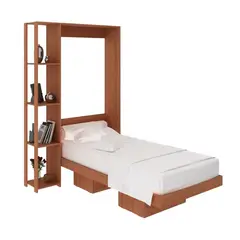 TECNOMOBILI - Cama multifuncional 1 plaza almendra