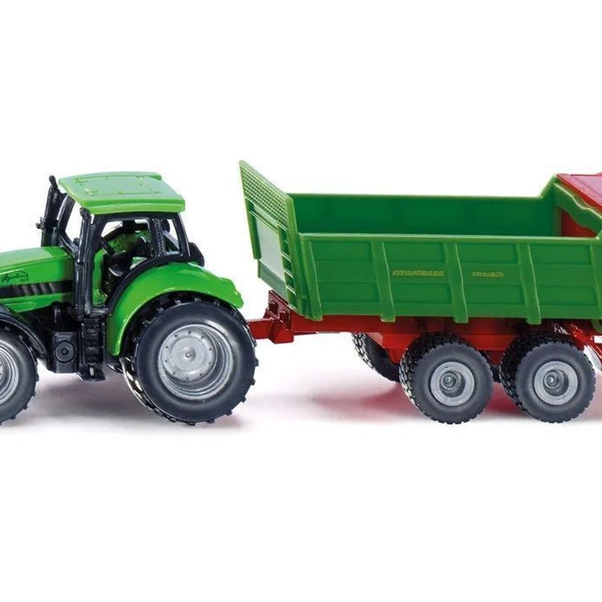 GENERICO - TRACTOR DEUTZ-FAHR AGROTON 265 CON ESPARCIDOR DE ESTIERCOL BLISTER 165x36x45MM
