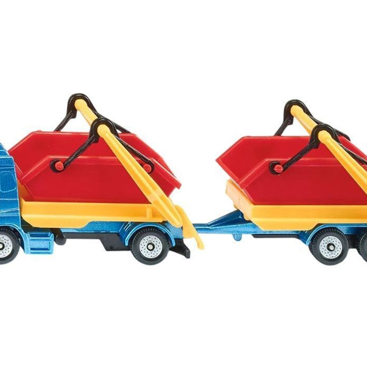 GENERICO - CAMION PORTA CONTENEDOR CON REMOLQUE 152x35x47MM