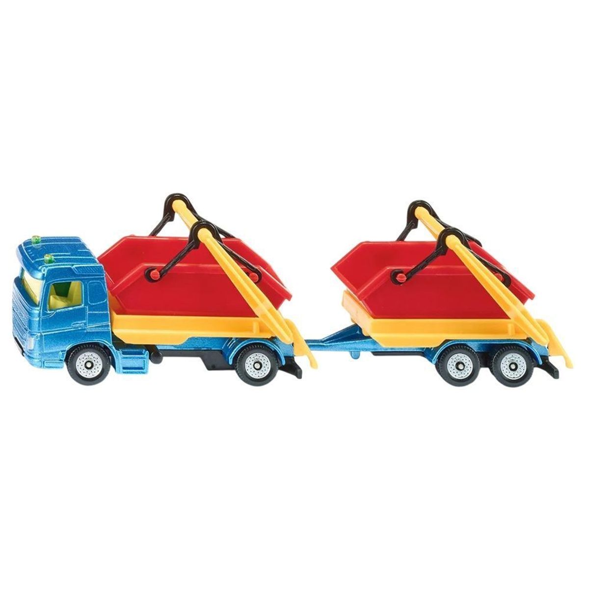 GENERICO - CAMION PORTA CONTENEDOR CON REMOLQUE 152x35x47MM