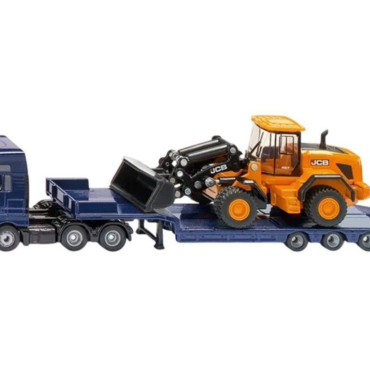 GENERICO - CAMION MAN 6x4 CAMA BAJA CON CARGADOR FRONTAL JCB 1.87