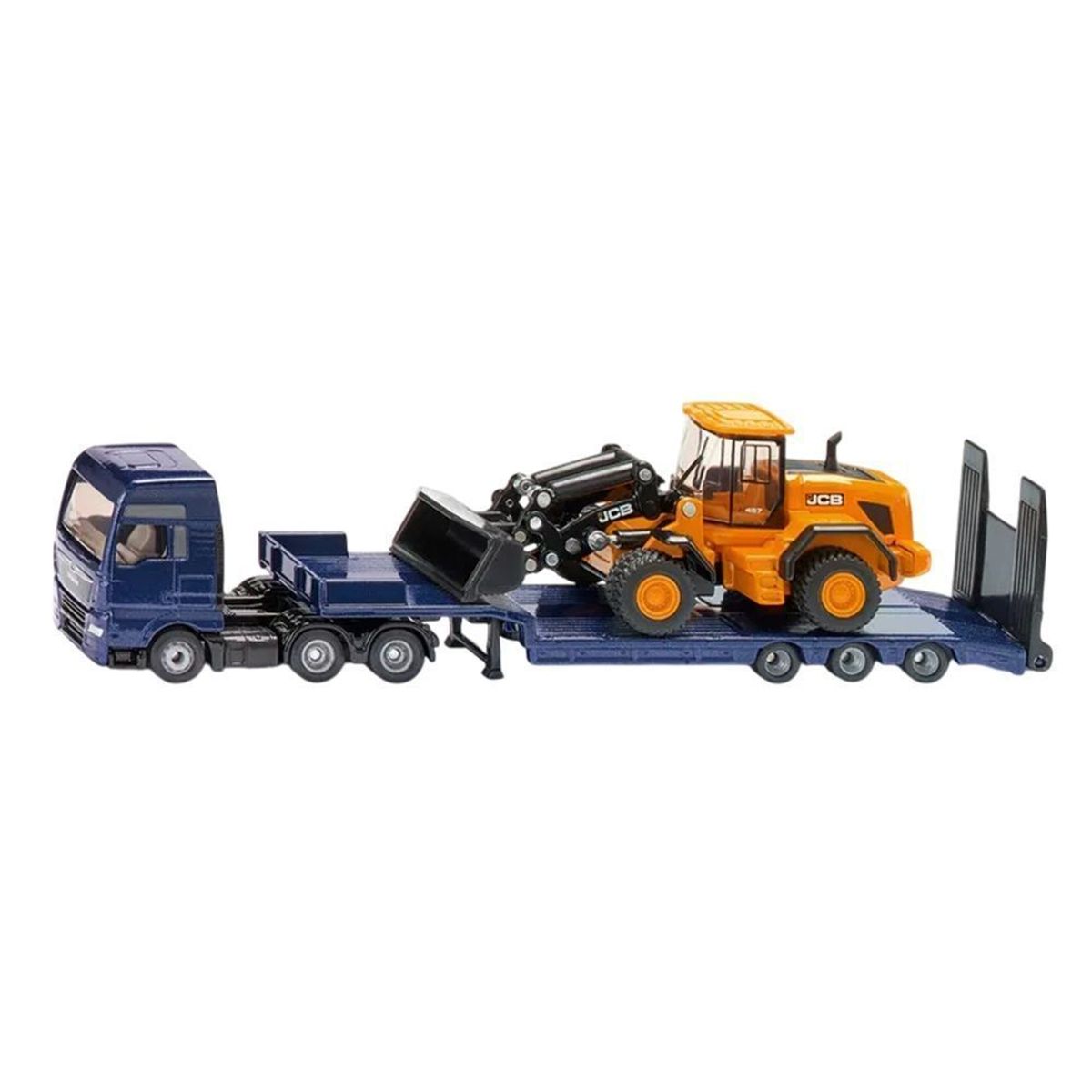 GENERICO - CAMION MAN 6x4 CAMA BAJA CON CARGADOR FRONTAL JCB 1.87